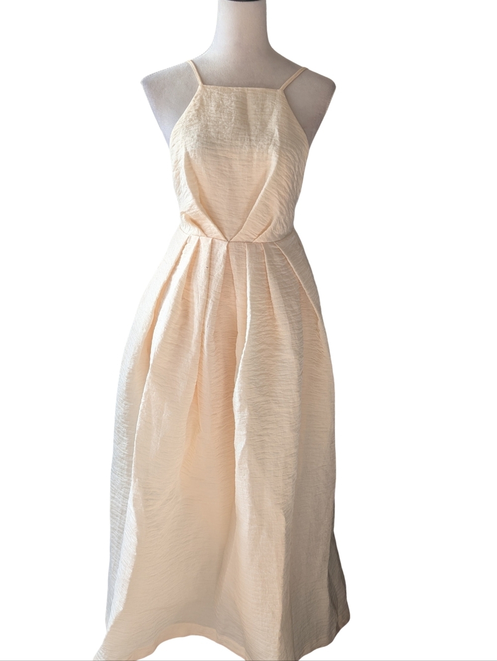 ASOS EDITION Clementine halter wedding dress in Apricot Size 4 NWT